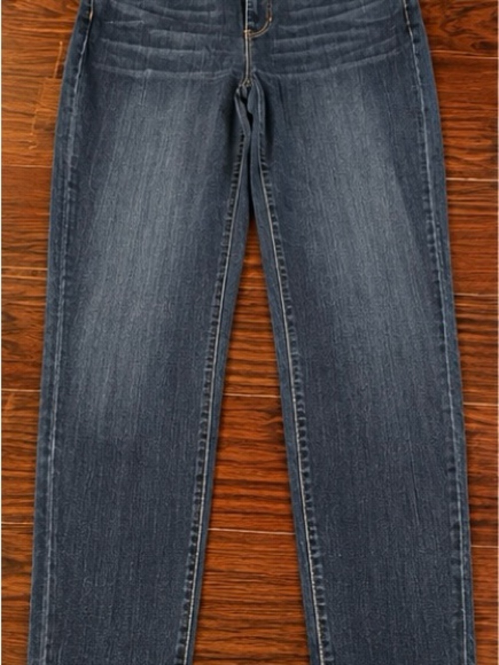 Liverpool woman’s  Slim Straight Jeans in Dark Blue Wash